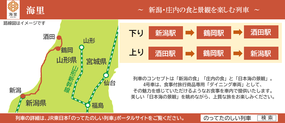 のってたのしい列車」予約サイト